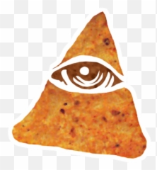 Doritos Iluminati Wtf Tumblr - Sticker By Albert Dorito Chip Png,Doritos Transparent Background
