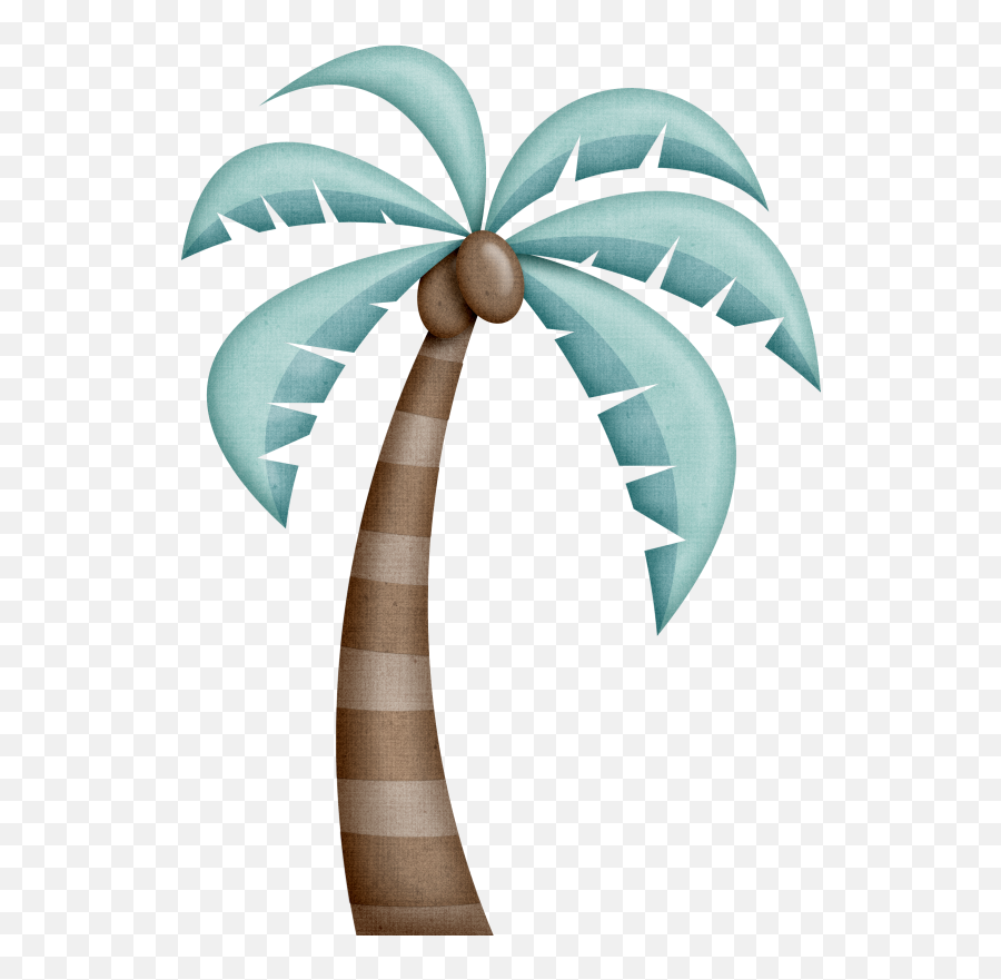 Download Beach With Palm Trees Vector Illustration - Palm Trees Png Aesthetic Palm,Palm Tree Vector Png