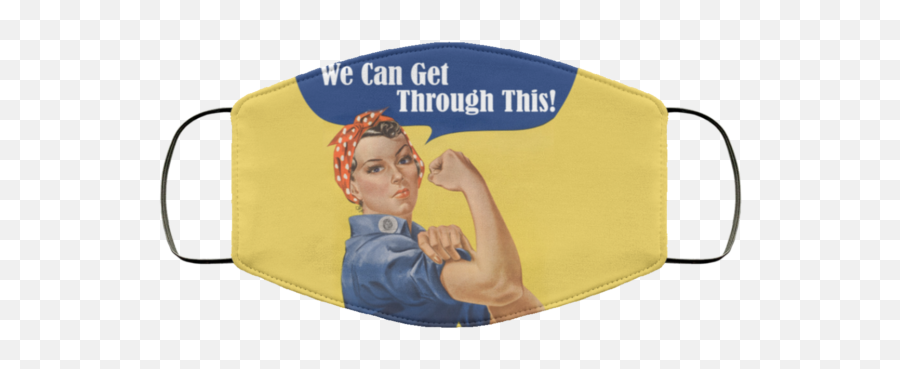 Rosie The Riveter Face Mask - Rosie The Riveter Png,Rosie The Riveter Transparent