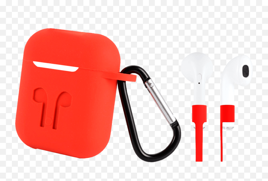Airpods - Red Airpods Case Png,Airpod Transparent Background