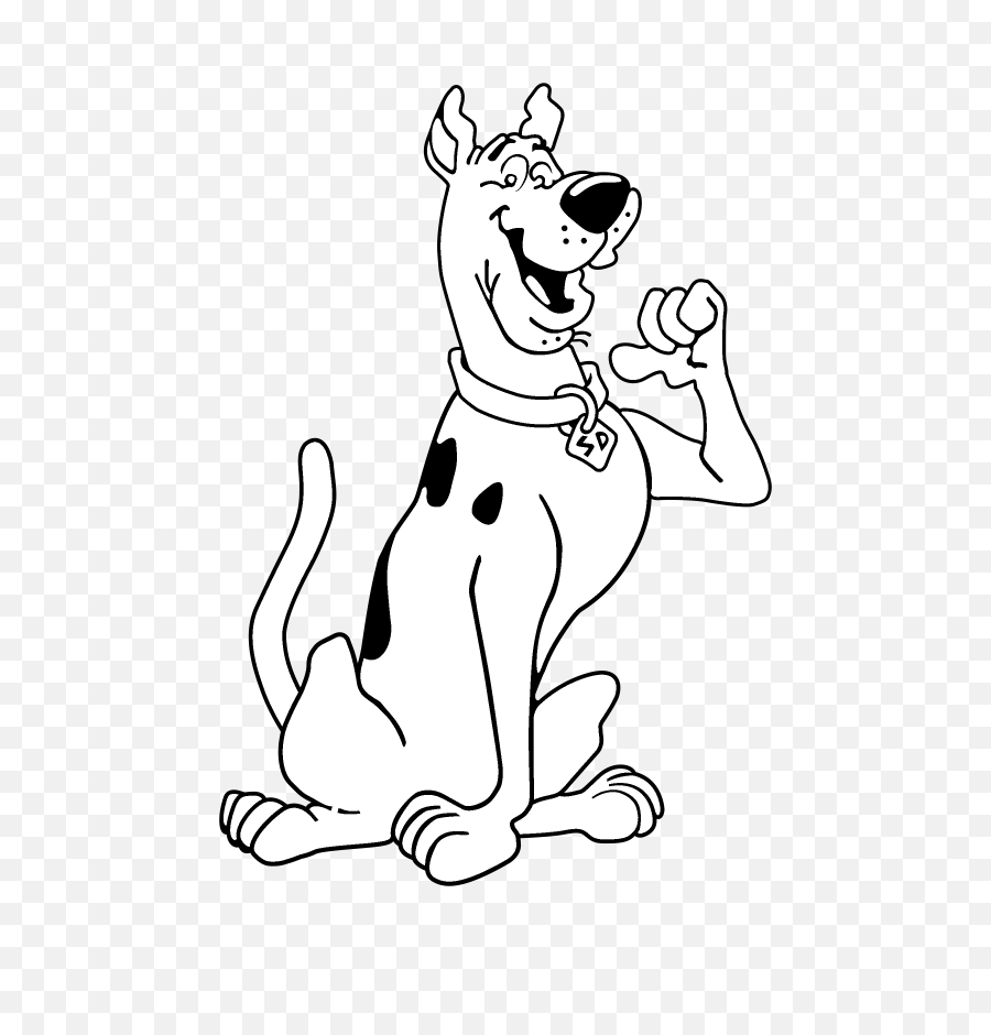 Download Scooby Doo Logo Black And - Black And White Scooby Doo Png,Scooby Doo Png
