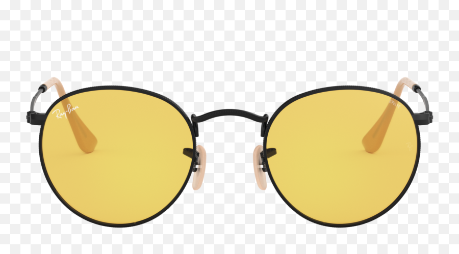 Ray Ban Round Yellow Sunglasses Online Png Icon