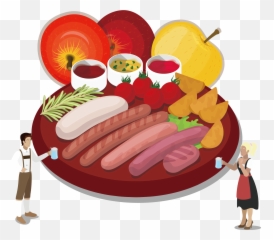 Fries Clipart Egg Sausage Transparent - German Cuisine Png,Sausage Transparent