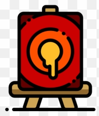 Tools Paint Art Painting Artistic Easel Canvas - Language png