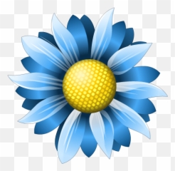 Flower Icon Png - Icon Blue Png