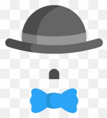 Hat Clothes Fashion Costume Bow Tie Icon - Dot png