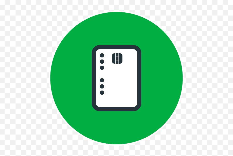 Chip Enabled Debit Card Green Dot - Dot Png,Enabled Icon