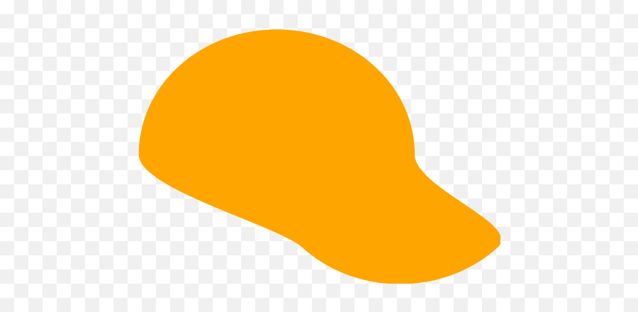 Orange Hat Icon - Free Orange Clothes Icons Orange Cap Icon Png,Hat Icon Png