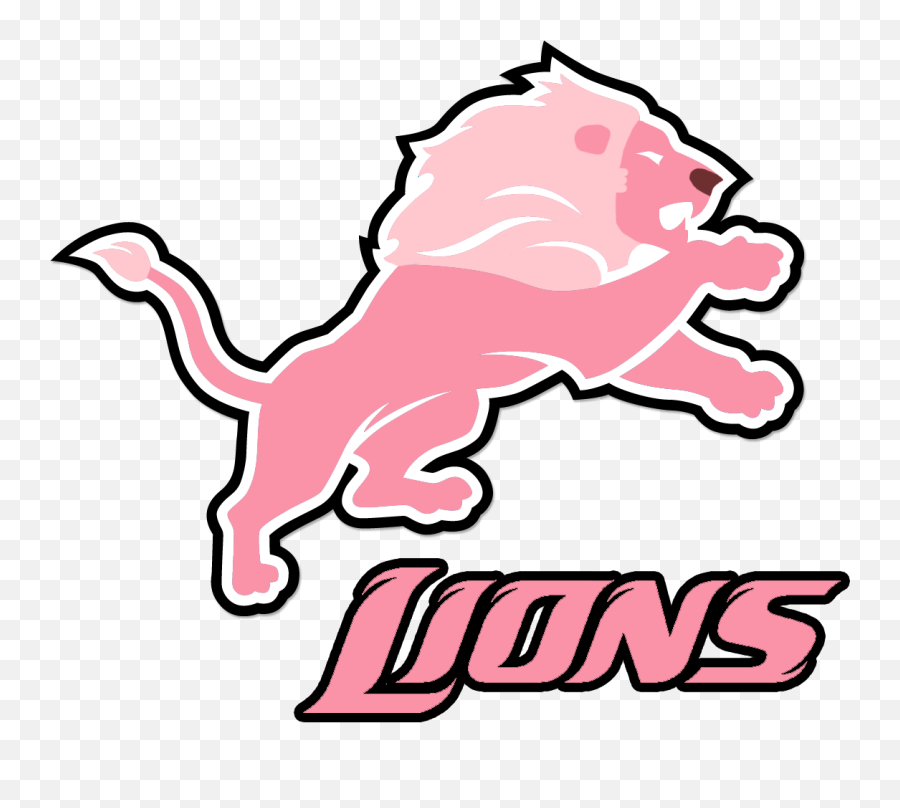 Drawing Lions Logo Detroit Lion Picture 1038405 - Detroit Lions New Png,Detroit Lions Logo Png