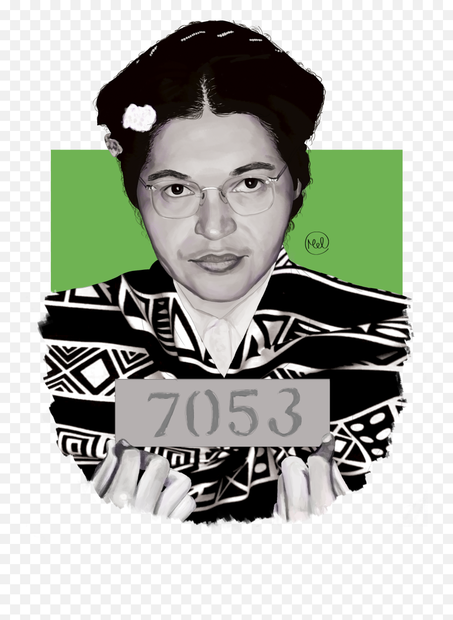 Powerful Women Of Colour U2014 Melyssa Amann - Rosa Park No Background Png,Michelle Obama Fashion Icon