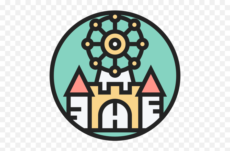 Amusement Park - Free Buildings Icons Global Peer Network Icon Png,Amusement Park Icon