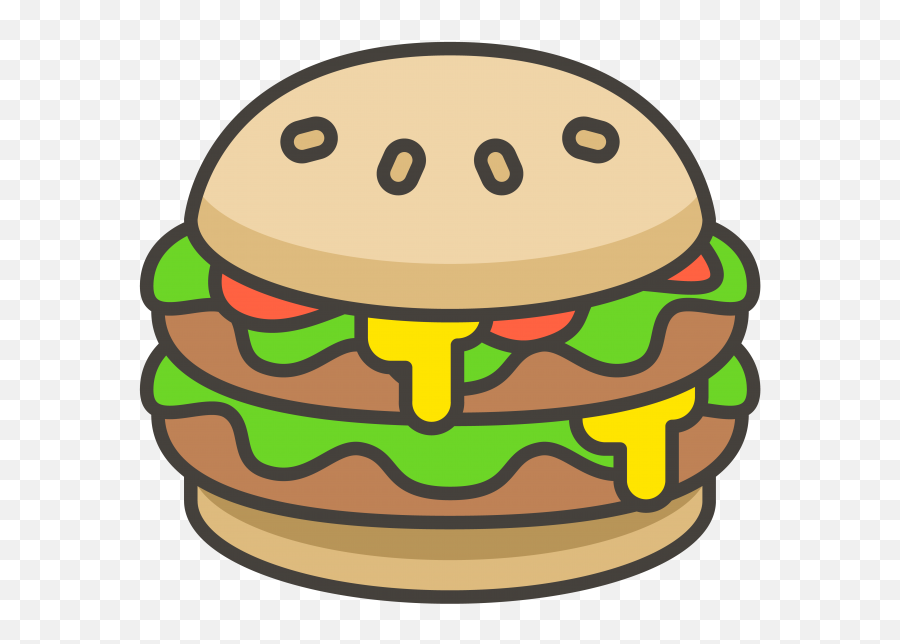 Hamburger Emoji Icon Png Transparent - Freepngdesigncom Hamburger Food Icon,Sandwich Icon