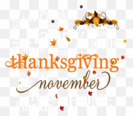 Autumn Happy Thanksgiving Grateful Blessed Word Cloud Gift - Dot png