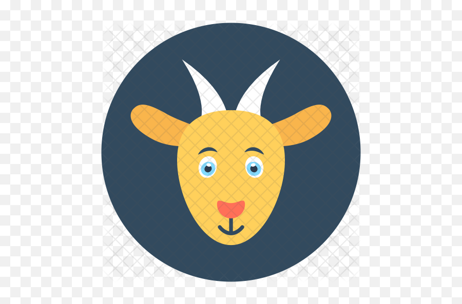 Goat Icon - Black Circle 512x512 Png Clipart Download Happy,Transparent Goat Icon