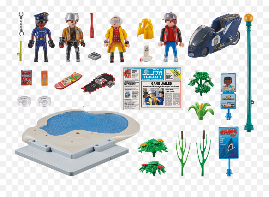 Back To The Future Part Ii Hoverboard - 70634 Playmobil Back To The Future 2 Playmobil Png,Icon Pop Quiz Characters Level 2