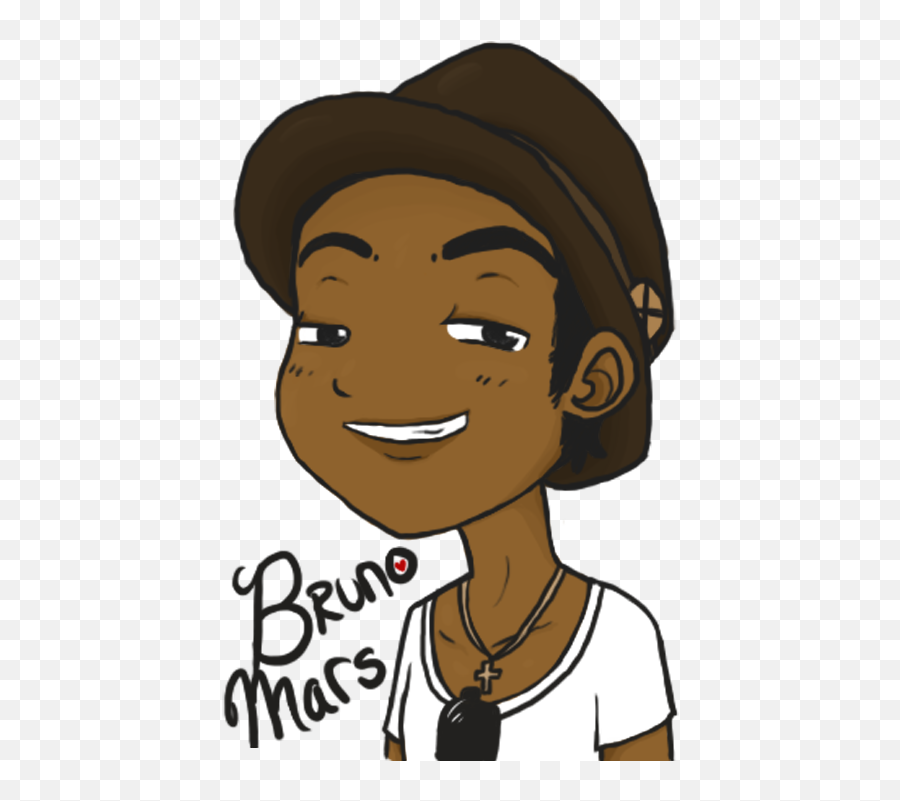 500 X 744 5 0 - Bruno Mars Caricatura Png Transparent,Bruno Mars Png