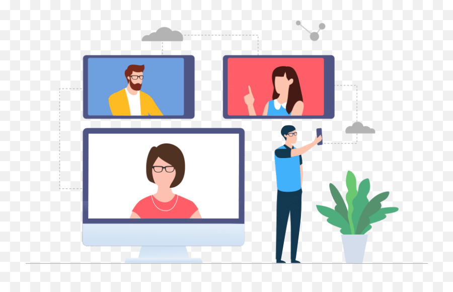 Google Meet - Gulf Infotech Llc Allows Free Video Conferencing Png,Icon Illustration Conference