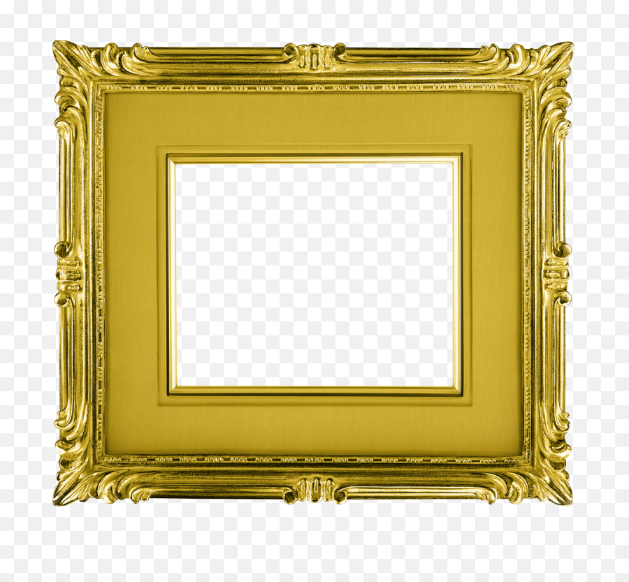 Download Gold Frame Landscape - Transparent Gold Picture Clipart Gold Frame Transparent Background Png,Gold Frame Transparent