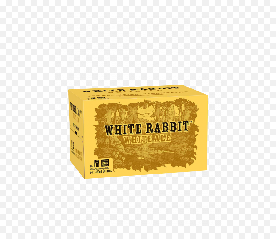 White Rabbit Ale 24 X 330ml - White Rabbit Dark Ale Carton Png,White Rabbit Png