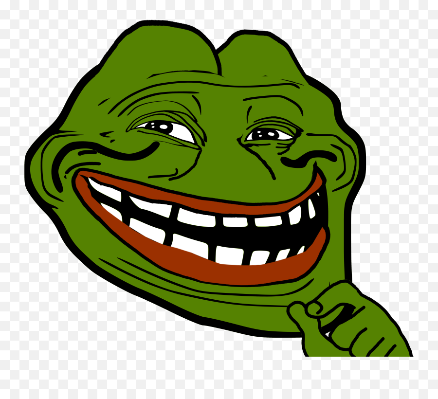 Internet Troll Pepe The Frog Rage Comic - Pepe The Frog Troll Png,Transparent Troll Face