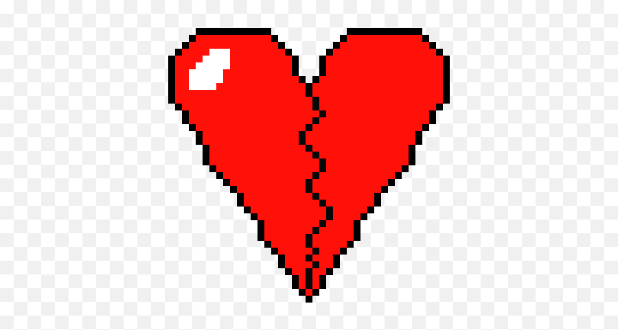 Download Hd Broken Heart - Pixel Art Transparent Png Image Minecraft Pixel Art Basketball,Broken Heart Png