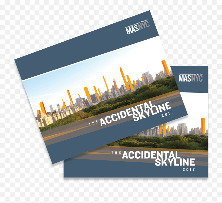 Accidental Skyline - The Municipal Art Society Of New York Graphic Design Png,New York Skyline Png