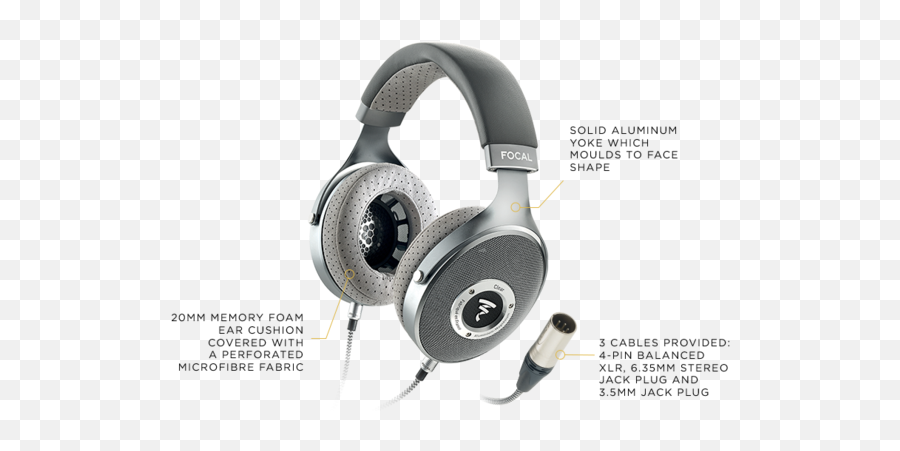Focal Clear Headphones - Reckful Headset Png,Headphones Transparent
