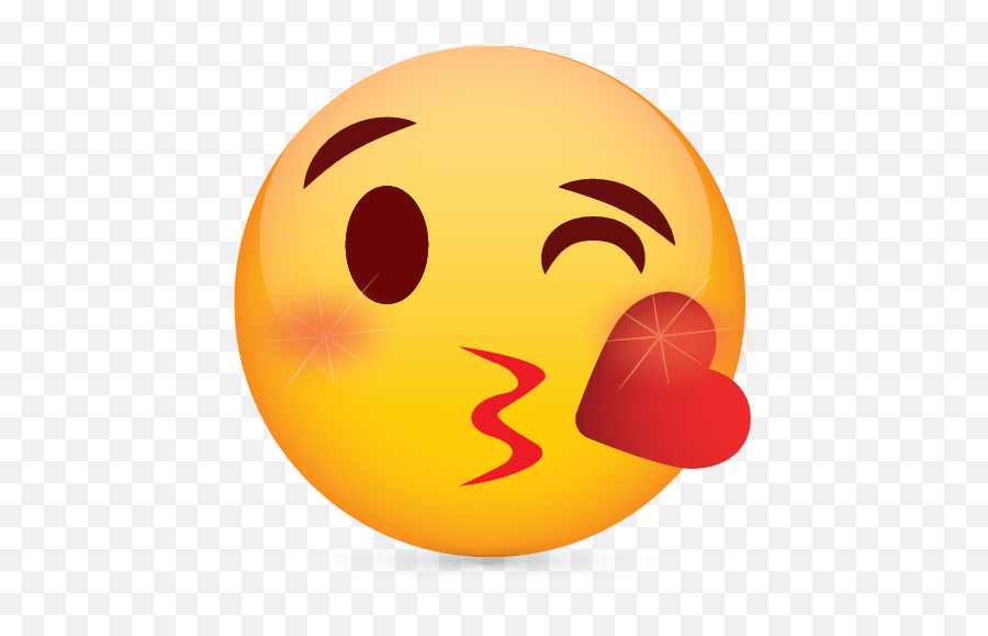 Kissing Emoji Transparent Png Clipart - Kiss Emoji,Kiss Emoji Png