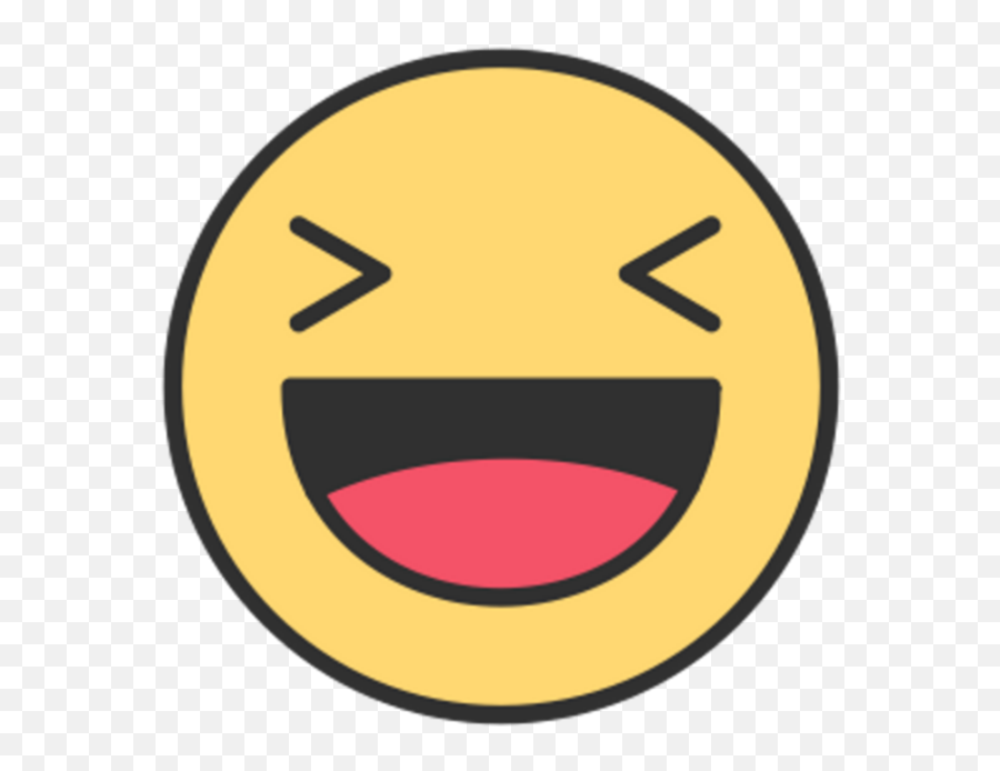Emoticon Facebook Emoji Happy Feliz - Facebook Laughing Emoji Png,Facebook Emoji Png