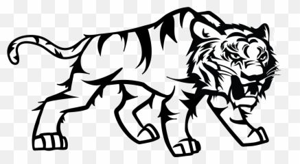 Tiger Png Logo - Tigre Blanco Y Negro Full Size Png Tiger Logo Png Hd,Tiger Png