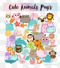 Picture Black And White Typegoodies Me Cute Png - Cartoon Spring Animals