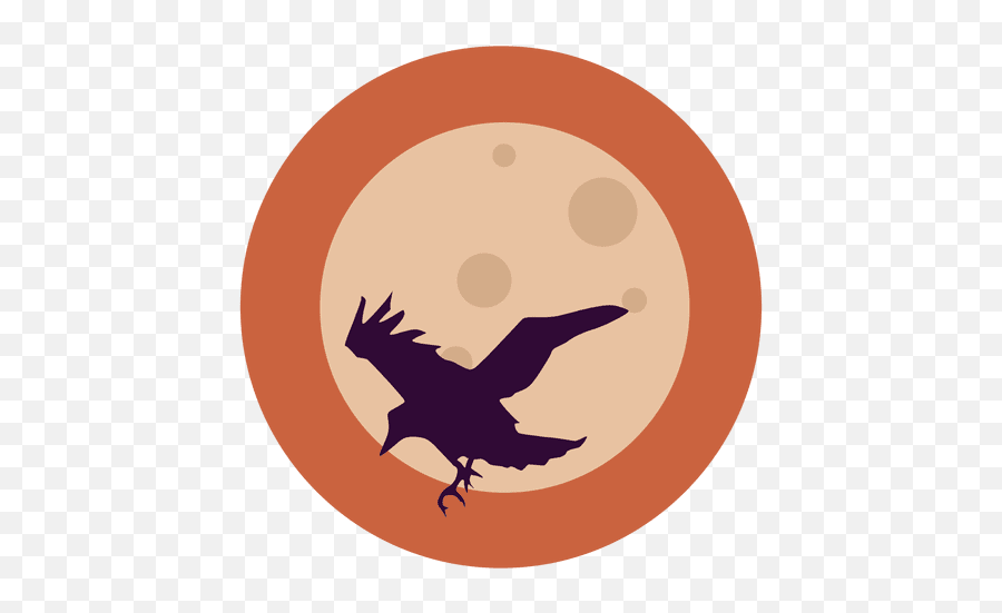 Flying Raven Circle Icon - Transparent Png U0026 Svg Vector File Raven Silhouette,Raven Transparent