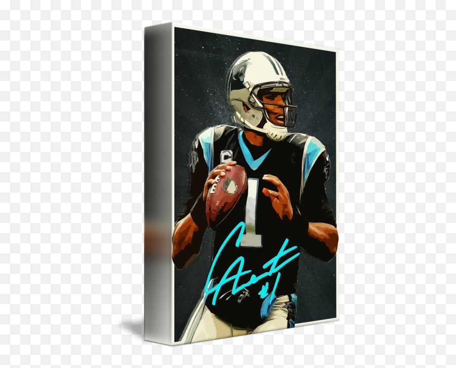 Cam Newton By Zapista - American Football Png,Cam Newton Png