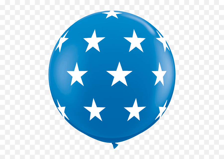 Round Star Png - 2 X 3u0027 Dark Blue Big Stars A Round Giant Patriotic Outdoor Pillow Sale,Rounded Star Png