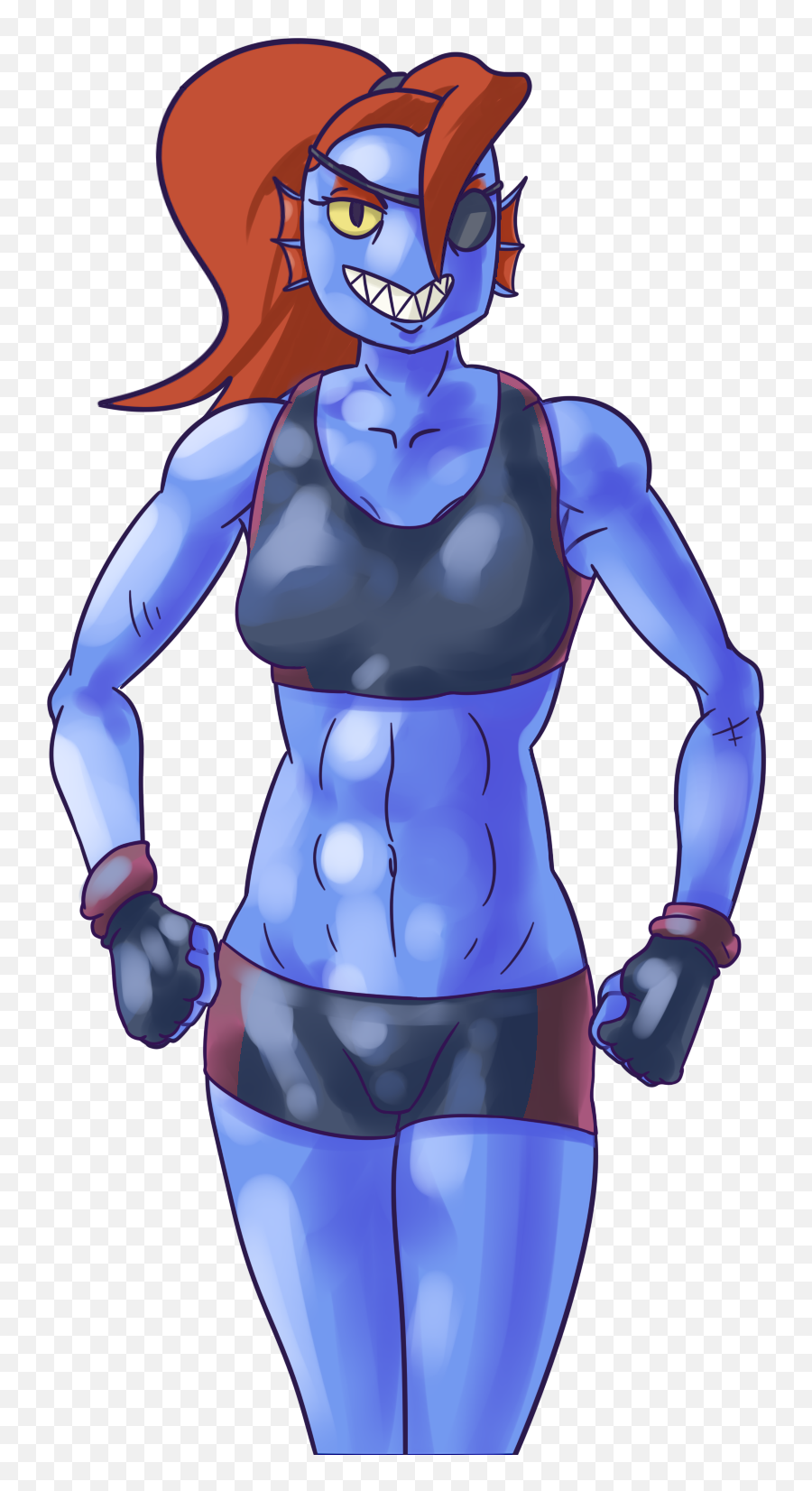 Undyne Exercises By Gonzaxjames22 - Cartoon Png,Undyne Png