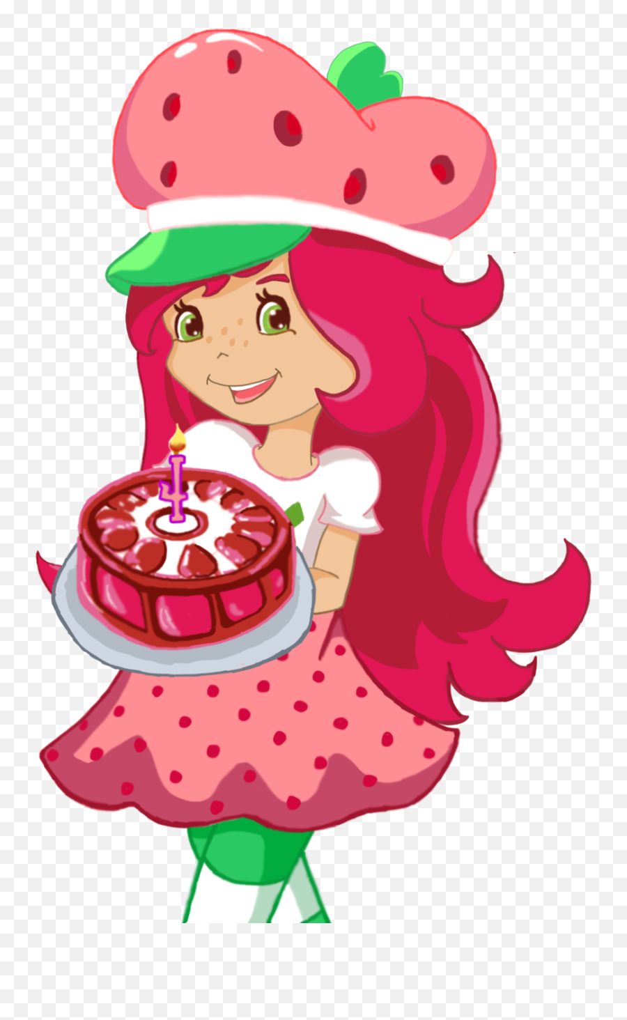 Strawberry Shortcake Birthday Clipart - Strawberry Shortcake Png Transparent,Strawberry Shortcake Png