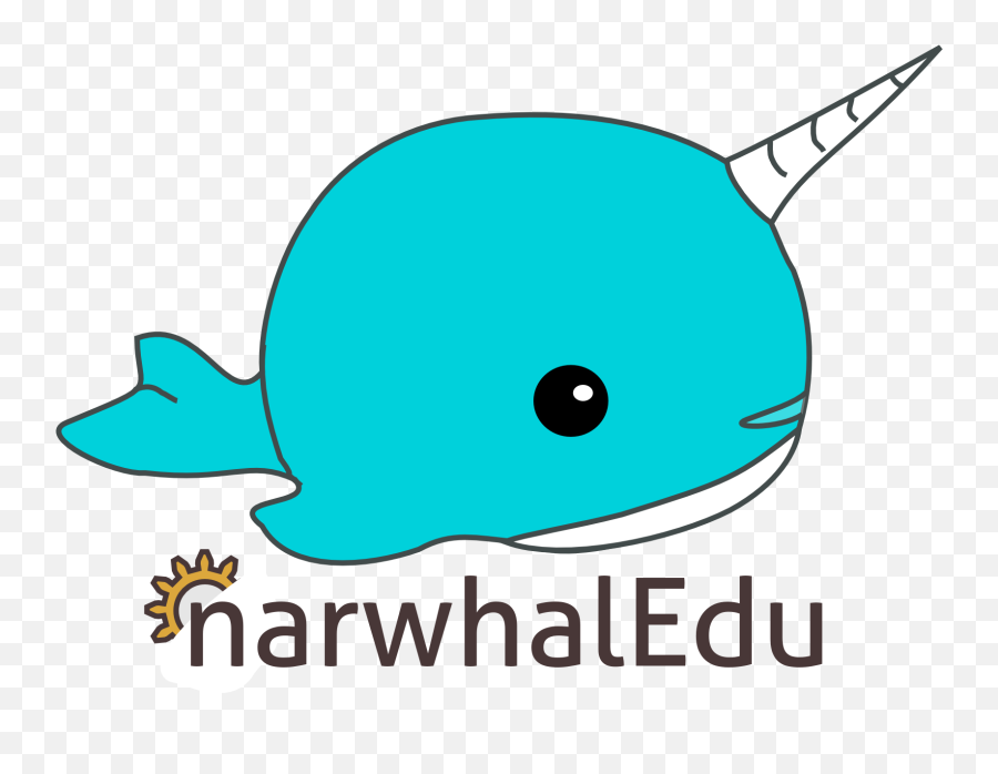 Drawn Narwhal Transparent - Mit Mascot Full Size Png Mit Mascot,Narwhal Png