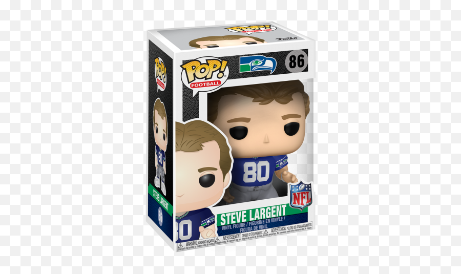 Funko Pop Nfl Legends Steve Largent Seattle Seahawks 86 Png