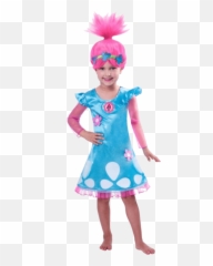 Child Girls Trolls Poppy Costume - Simply Fancy Dress Cartoon Characters Fancy Dress Png,Trolls Poppy Png