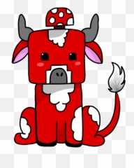 Mooshroom Saffue - Illustrations Art Street Transparent Png Minecraft Mushroom Cow Transparent Clipart,Minecraft Cow Png