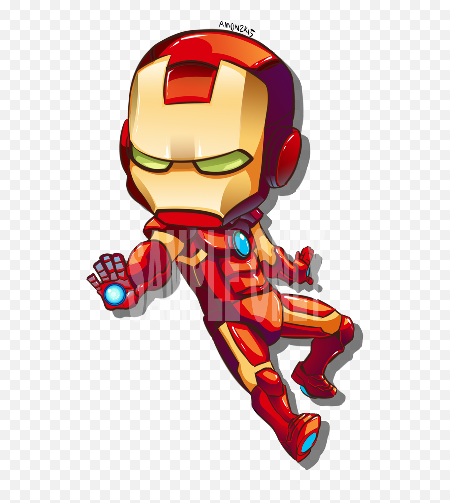 Iron Man Chibi Transparent Png - Iron Man Chibi Drawing,Iron Man Transparent