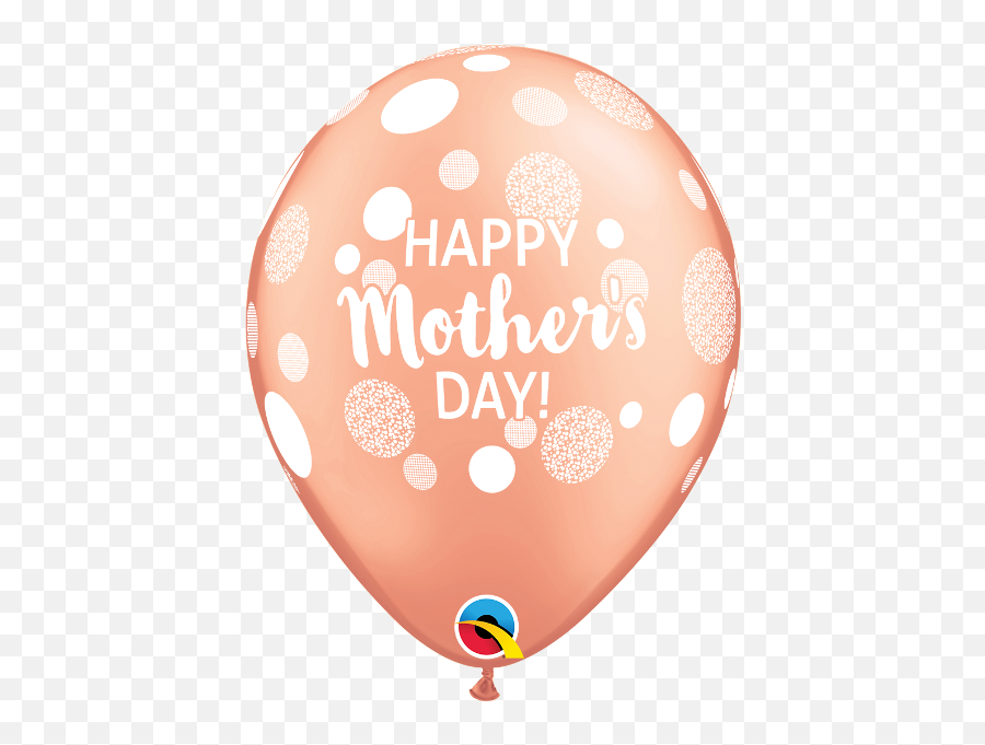 11 Happy Motheru0027s Day Dots Latex Balloons 50 Count - Mothers Day Balloons Png,Happy Mothers Day Transparent