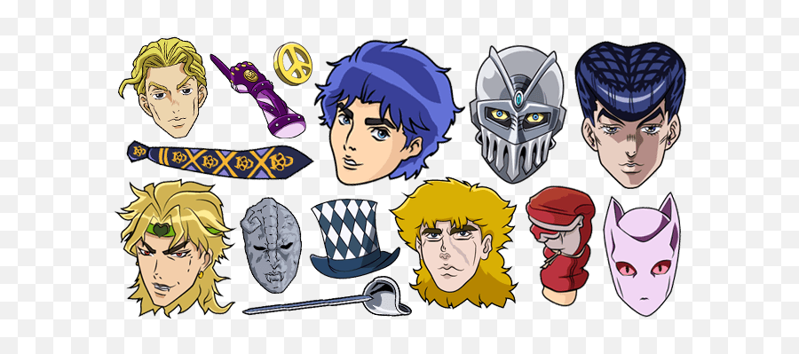 Custom Cursor - Jjba Characters Png,Jojo's Bizarre Adventure Logo