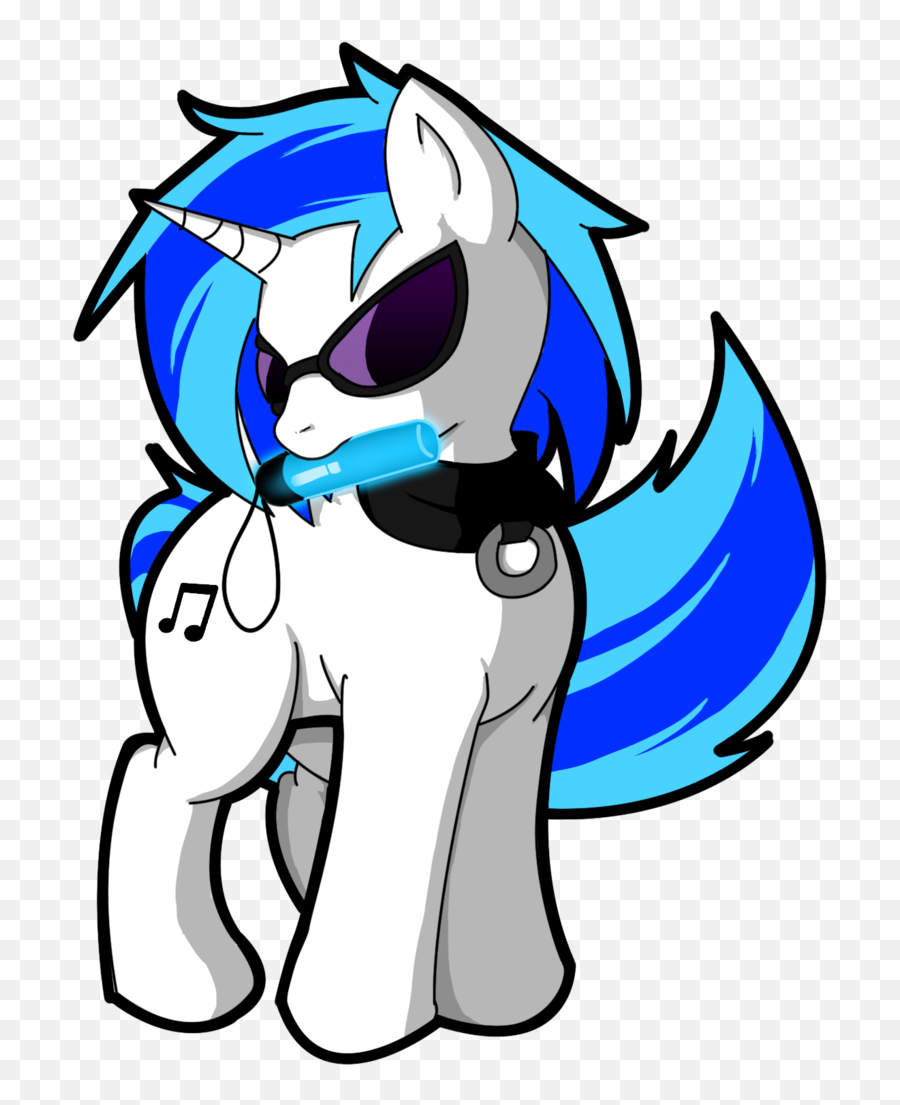 Artist Needed Collar Dj Pon - 3 Glowstick Mouth Hold Dj Dj Pon 3 Png,Glow Stick Png