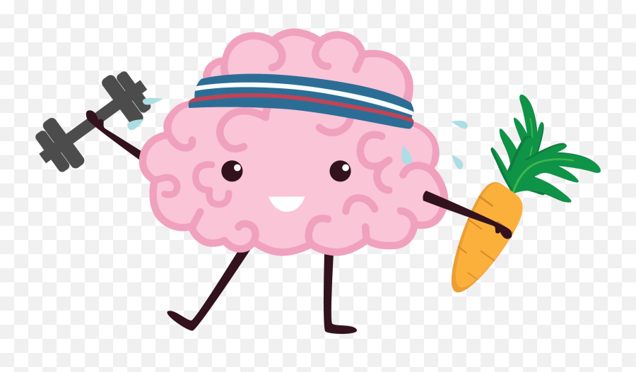 Png Svg Freeuse - Healthy Brain Clipart,Cartoon Brain Png