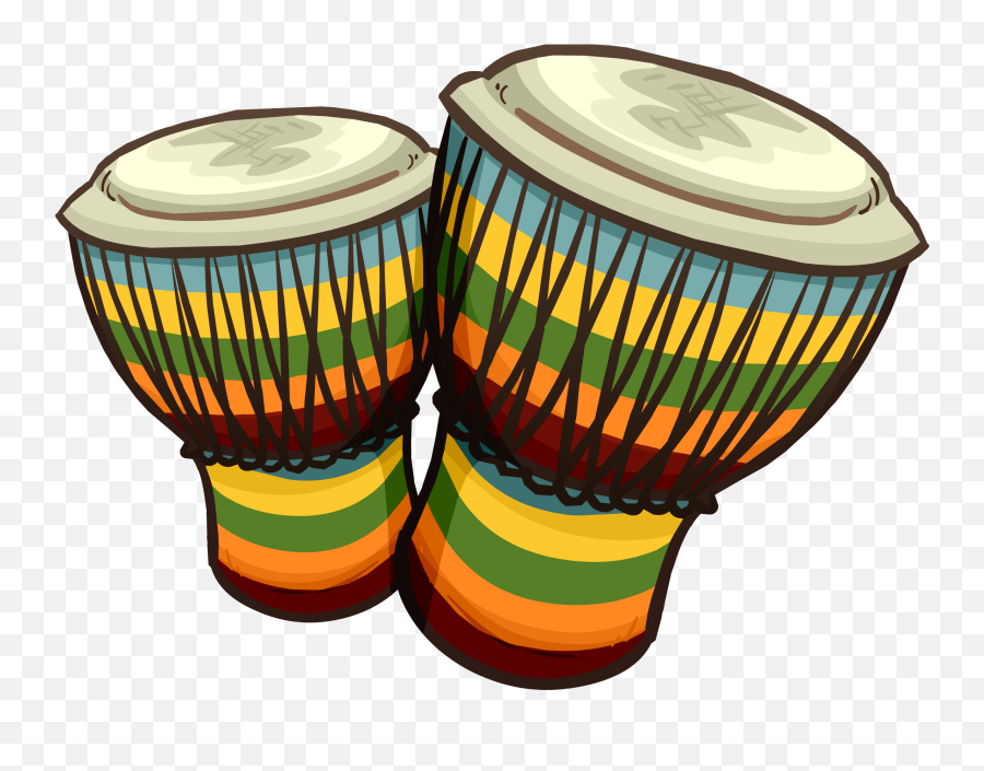 Conga Djembe Clip Art Transprent Png - African Drums Clip Art,Drums Png