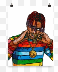 Download Lil Yachty Print - Lil Yachty Cartoon Png,Lil Uzi Png