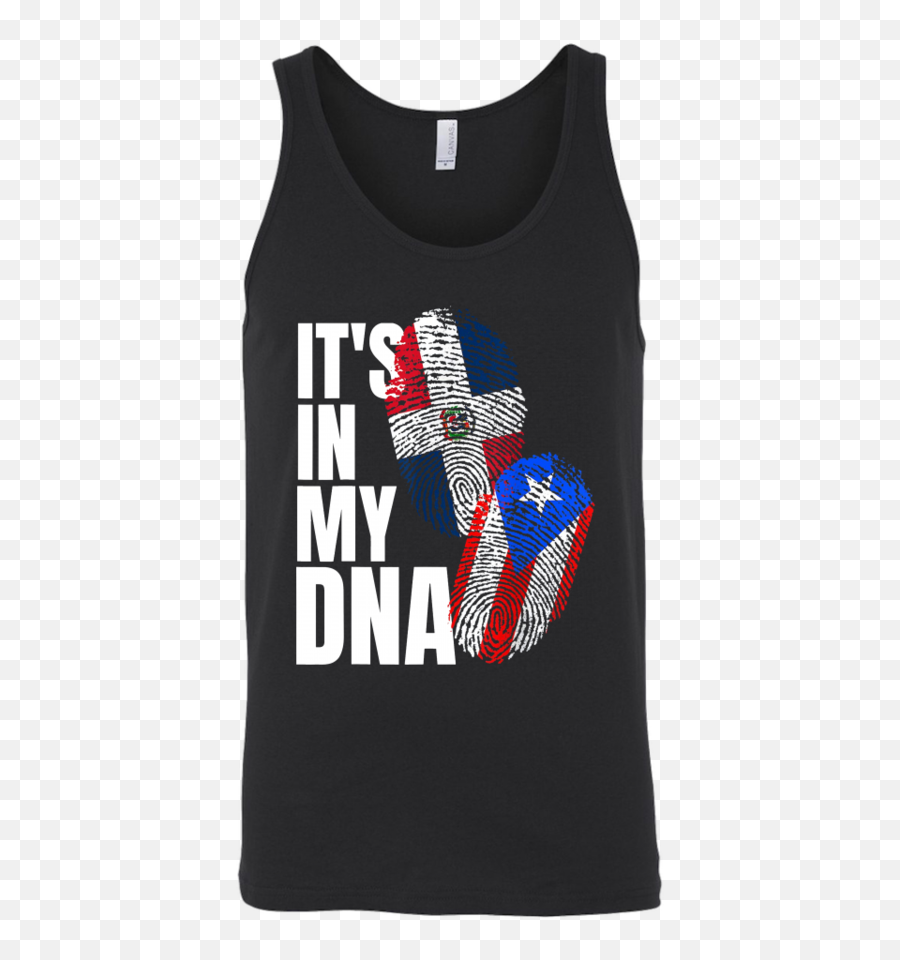Dominican And Puerto Rican Dna Heritage Flag Gift T - Shirt Puerto Rican And Dominican Png,Dominican Flag Png