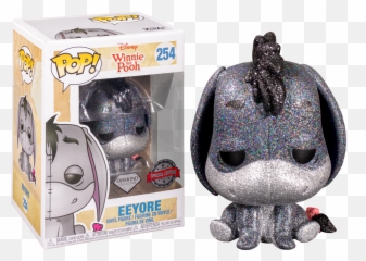 Funko Pop Winnie The Pooh - Eeyore Diamond Glitter 254 Chase Chance Funko Pop Diamond Eeyore Png,Eeyore Png