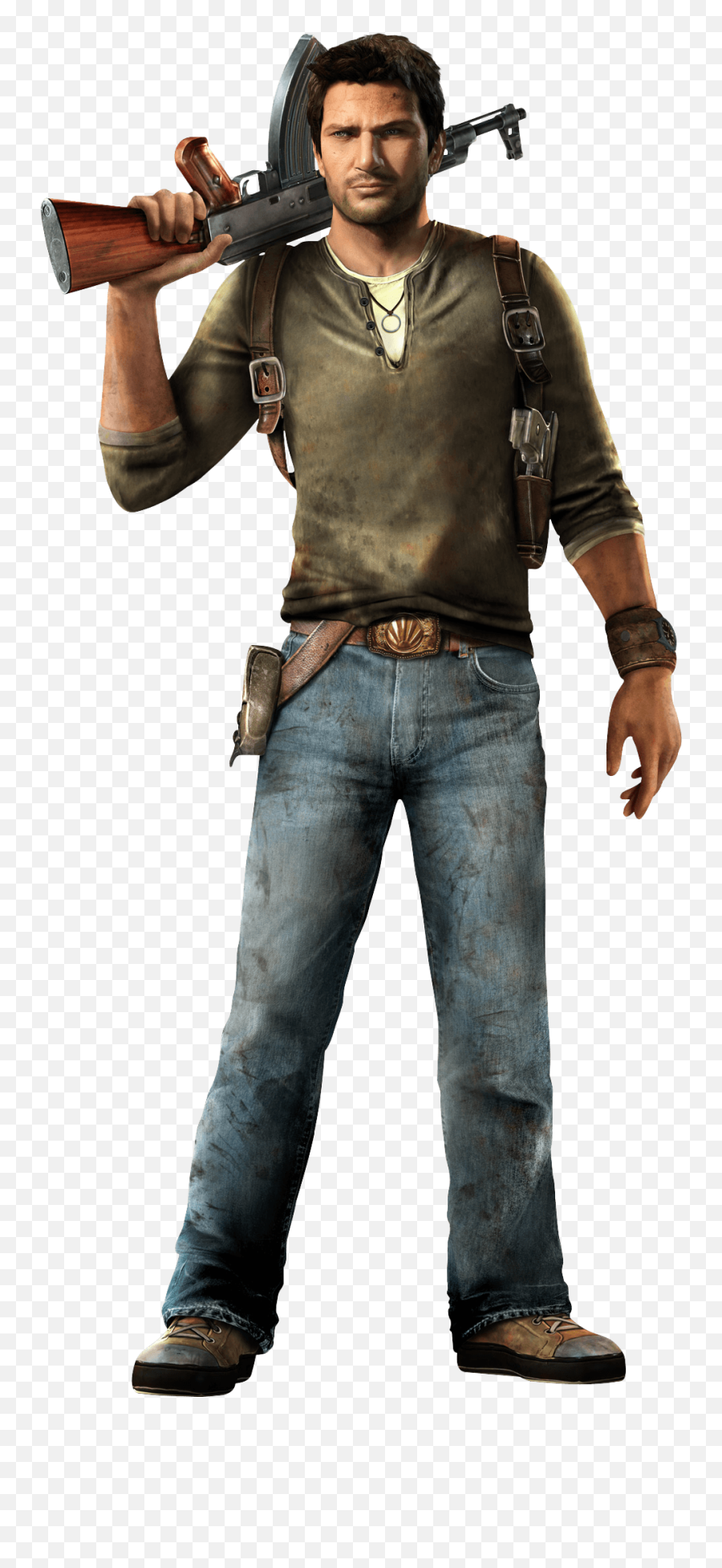 Uncharted Ak Transparent Png - Stickpng Nathan Drake Uncharted 2,Ak Png